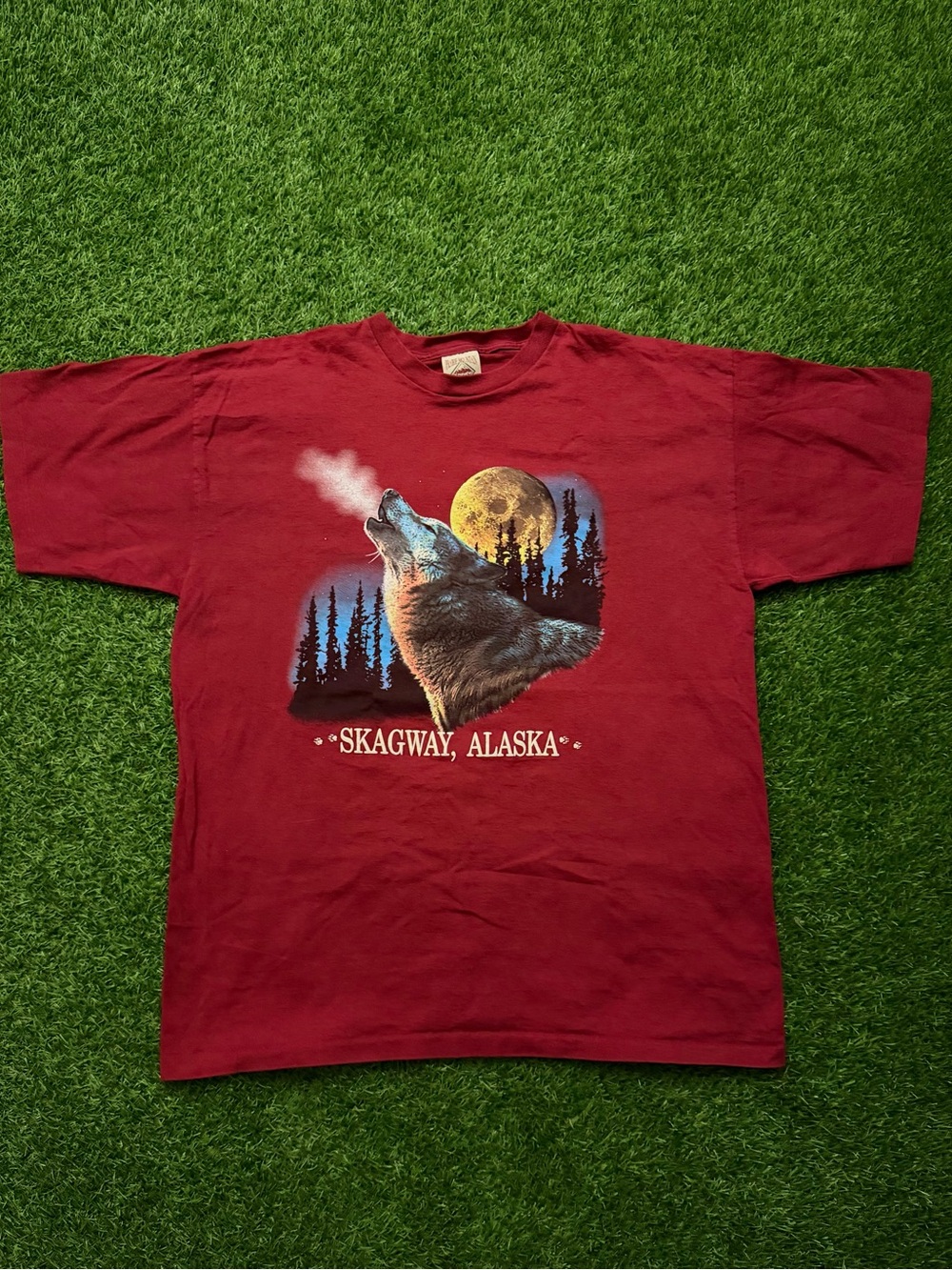 Vintage Prairie Mountain graphic short sleeve T-shirt